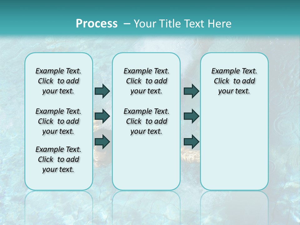 A Man Swimming In A Pool Of Water Powerpoint Template PowerPoint Template