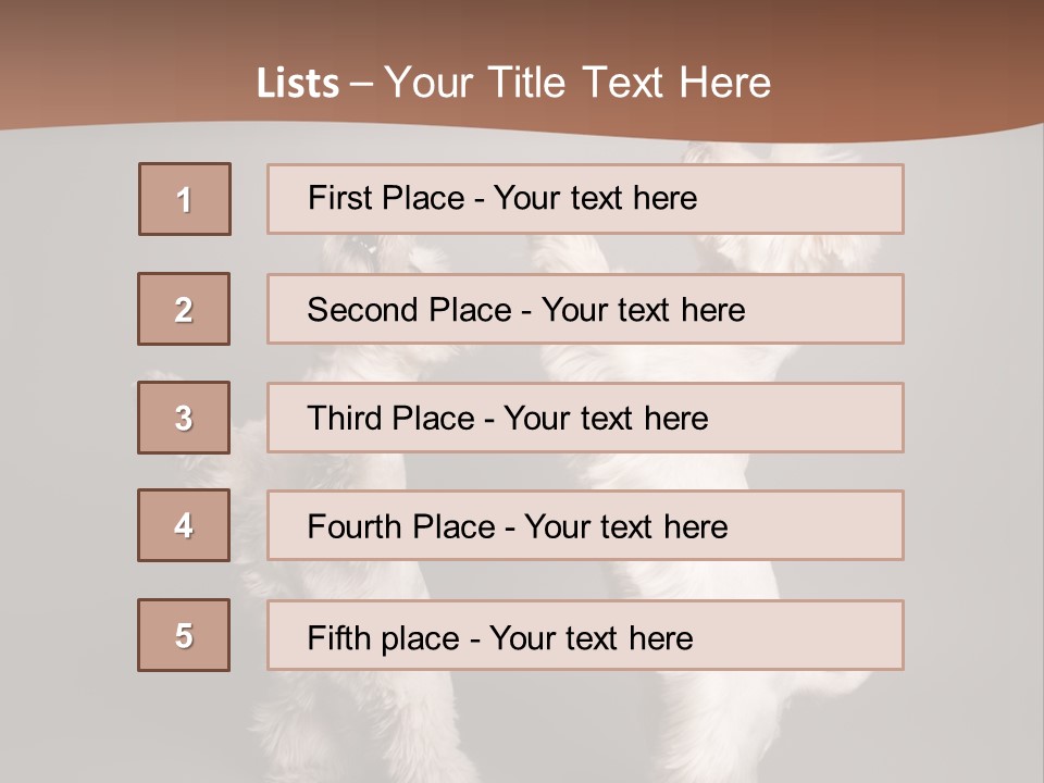Studio Breed Terrier PowerPoint Template