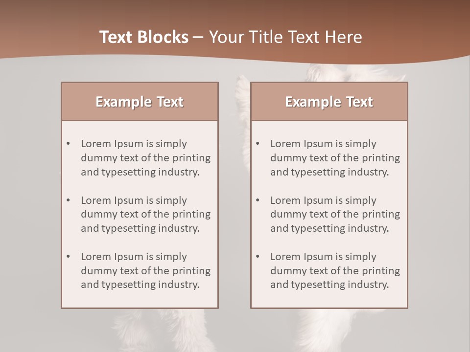 Studio Breed Terrier PowerPoint Template