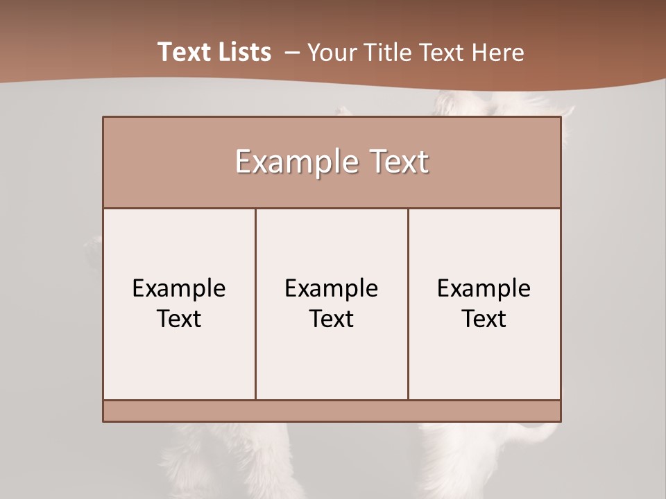 Studio Breed Terrier PowerPoint Template