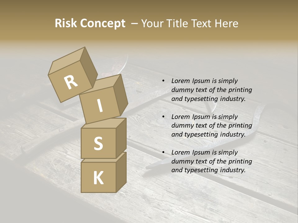 Dangerous Stretch Separation PowerPoint Template
