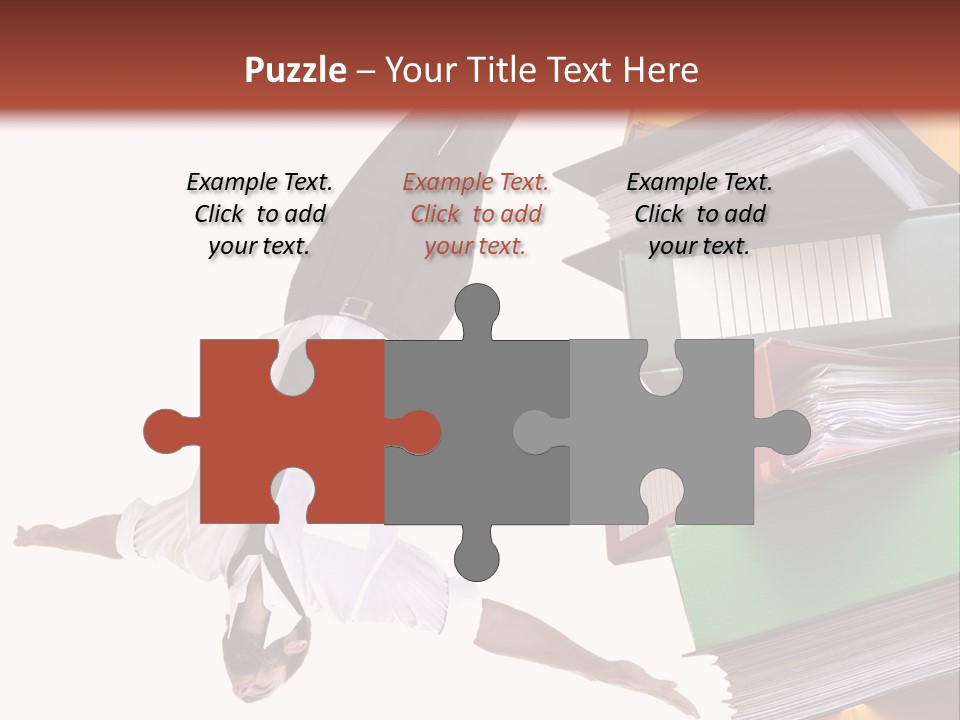 Water Handsome Closeup PowerPoint Template