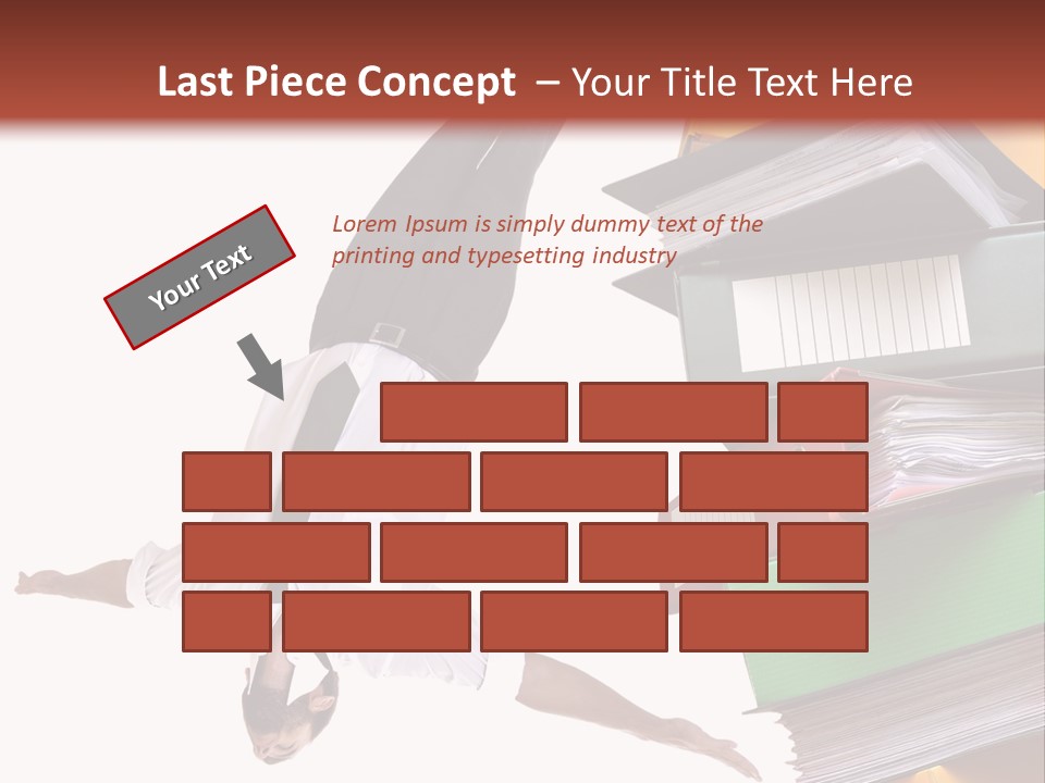 Water Handsome Closeup PowerPoint Template