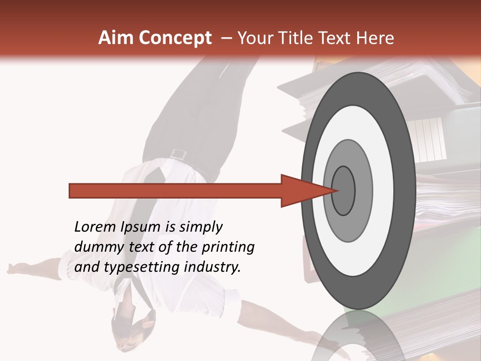 Water Handsome Closeup PowerPoint Template