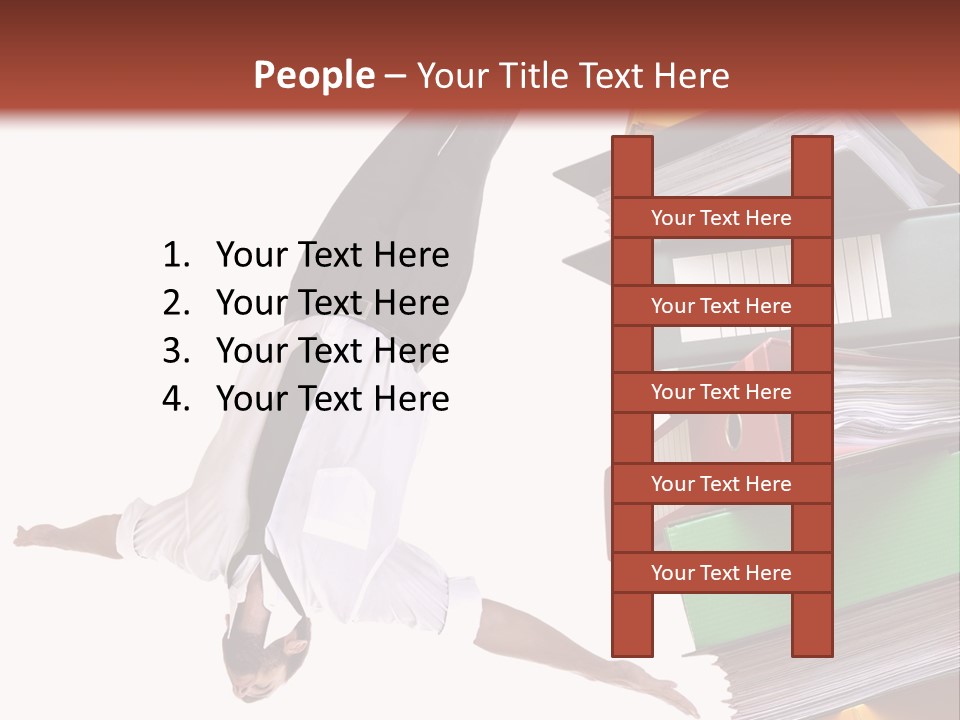 Water Handsome Closeup PowerPoint Template