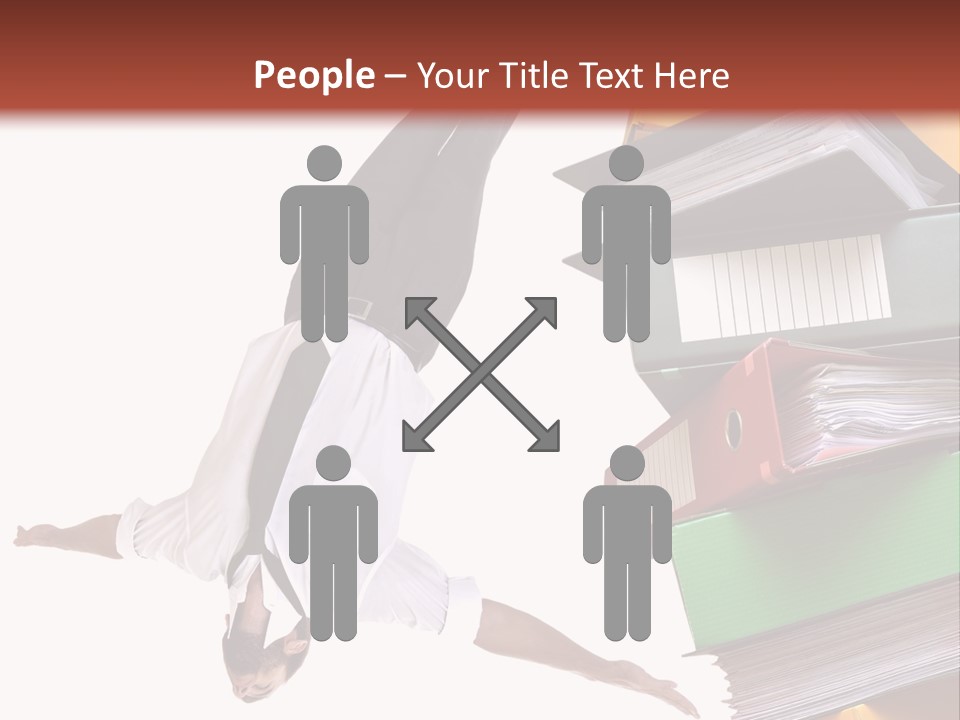 Water Handsome Closeup PowerPoint Template