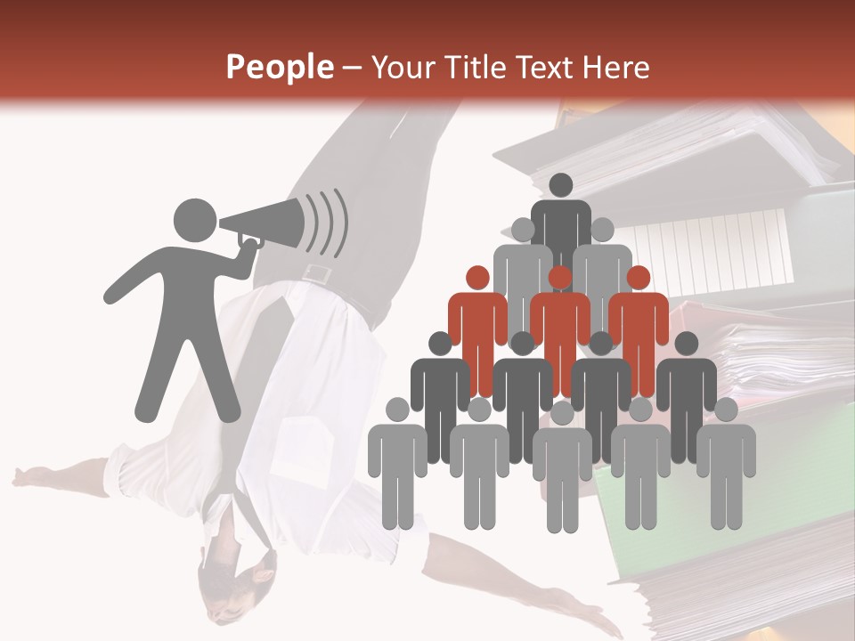 Water Handsome Closeup PowerPoint Template