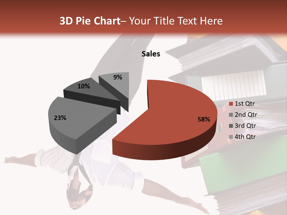 Water Handsome Closeup PowerPoint Template