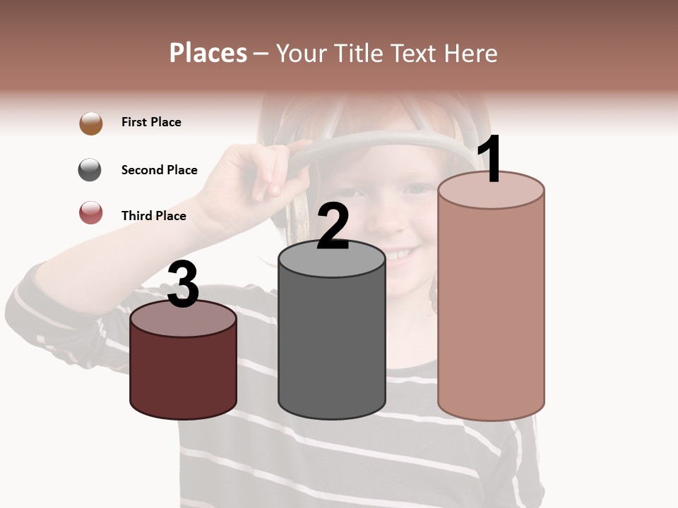 Head Childhood Wearing PowerPoint Template