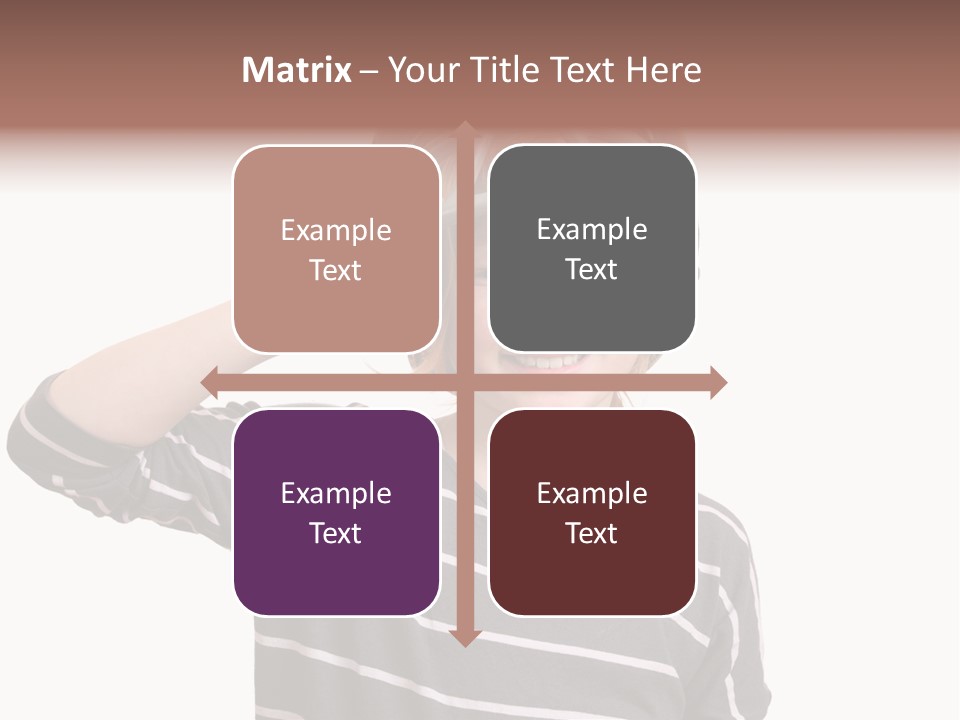 Head Childhood Wearing PowerPoint Template