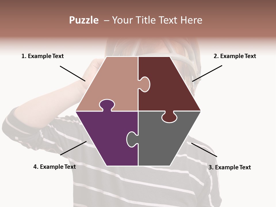 Head Childhood Wearing PowerPoint Template