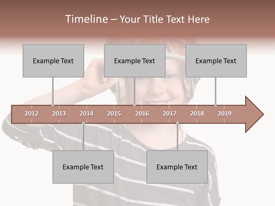 Head Childhood Wearing PowerPoint Template