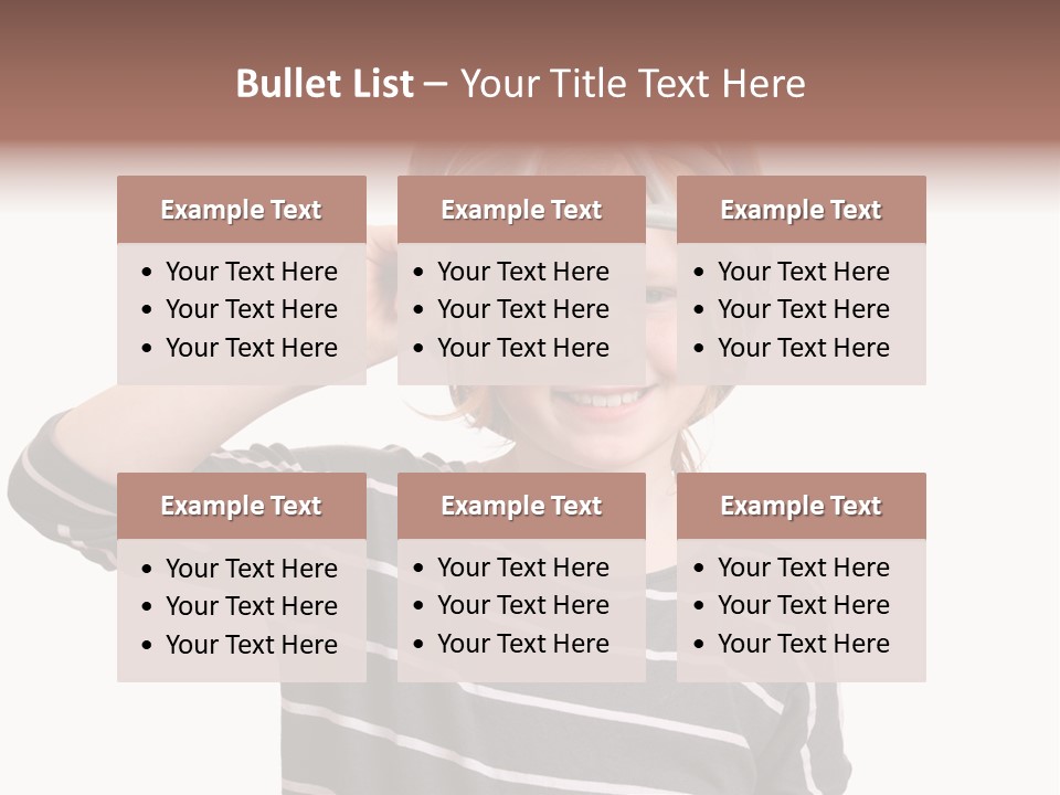 Head Childhood Wearing PowerPoint Template