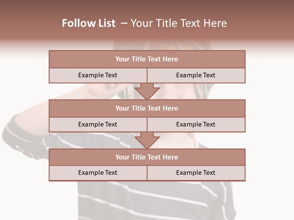 Head Childhood Wearing PowerPoint Template