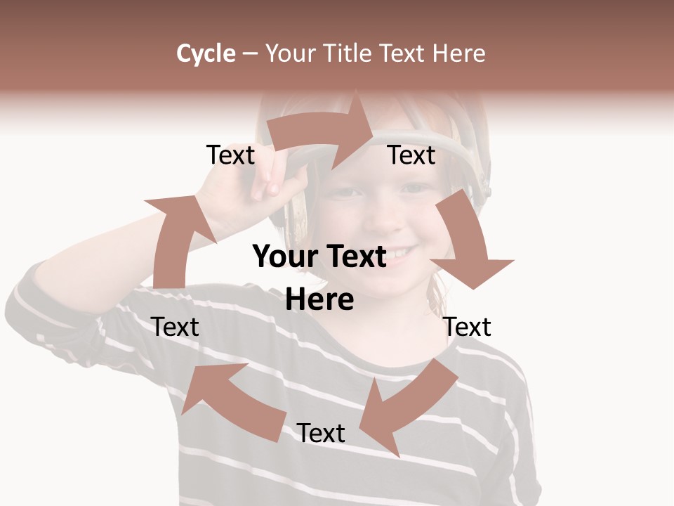 Head Childhood Wearing PowerPoint Template