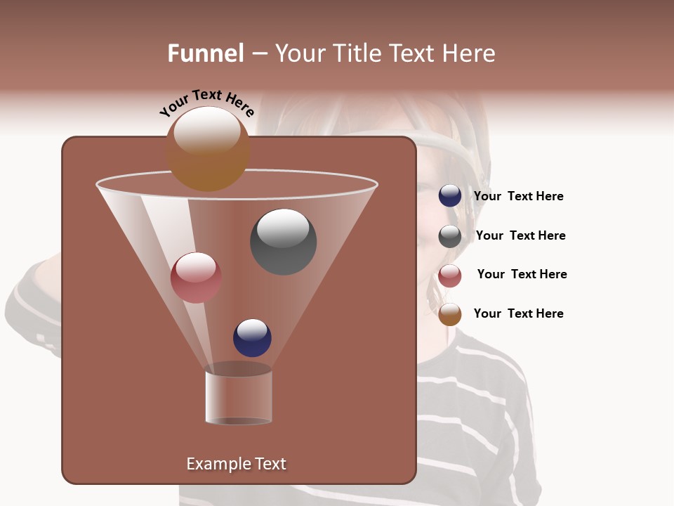 Head Childhood Wearing PowerPoint Template