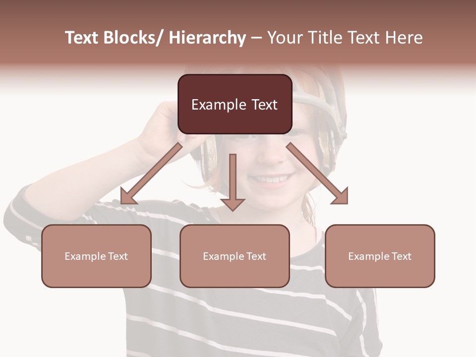 Head Childhood Wearing PowerPoint Template