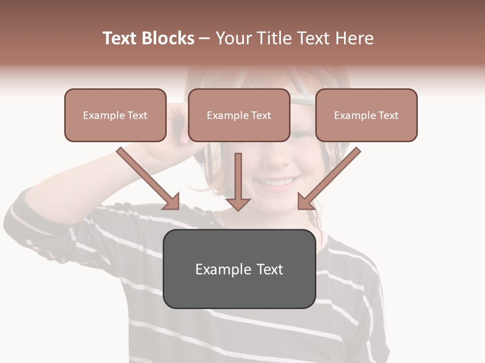 Head Childhood Wearing PowerPoint Template