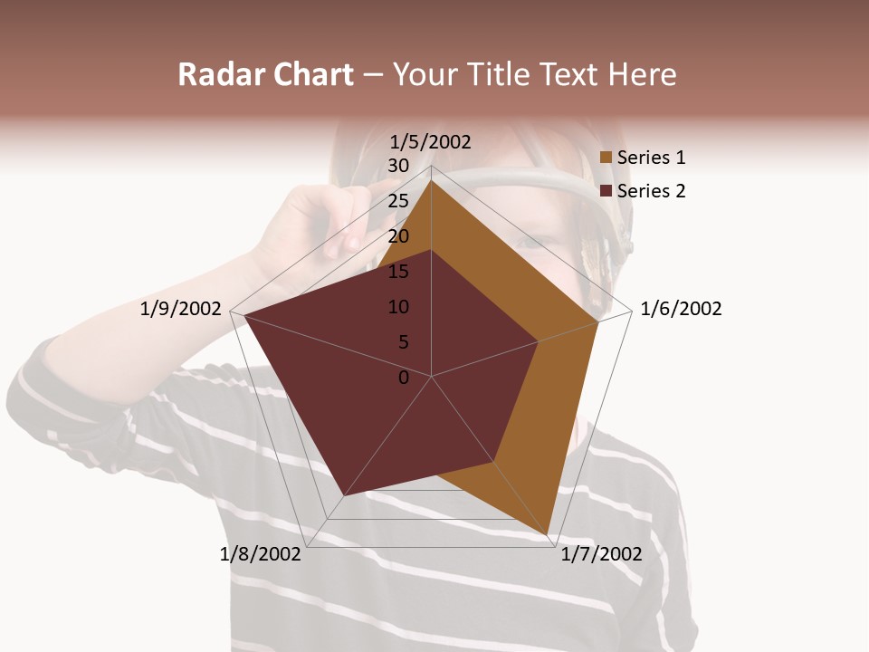 Head Childhood Wearing PowerPoint Template