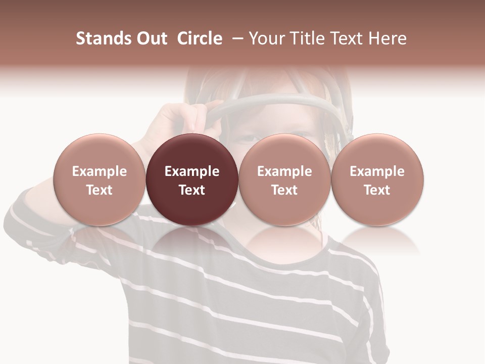 Head Childhood Wearing PowerPoint Template