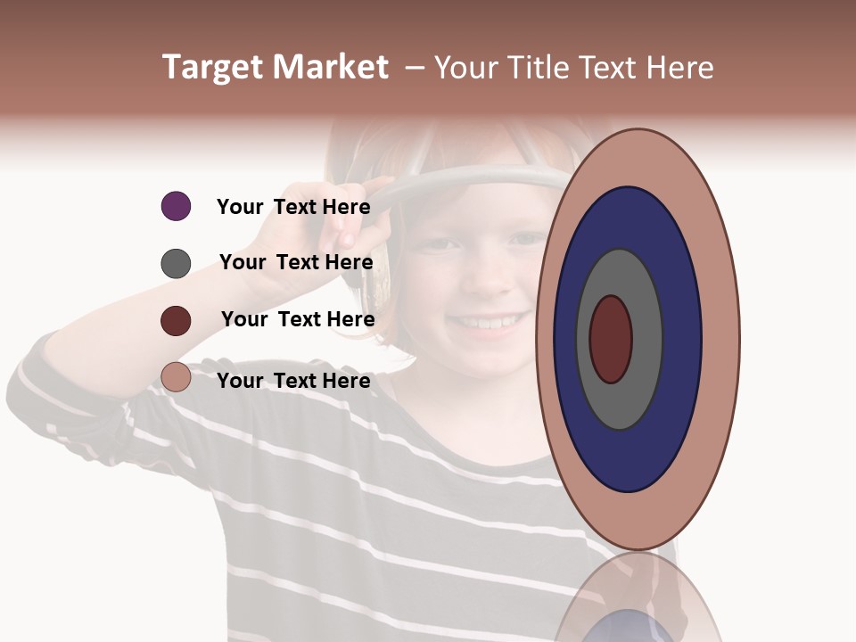 Head Childhood Wearing PowerPoint Template