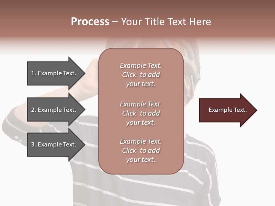 Head Childhood Wearing PowerPoint Template