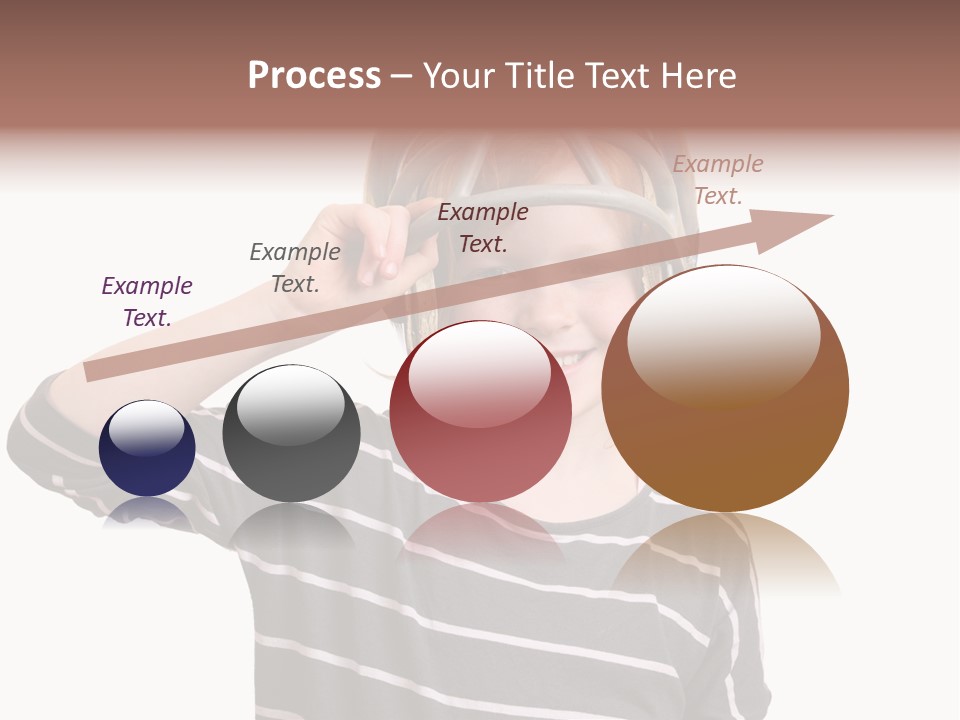 Head Childhood Wearing PowerPoint Template