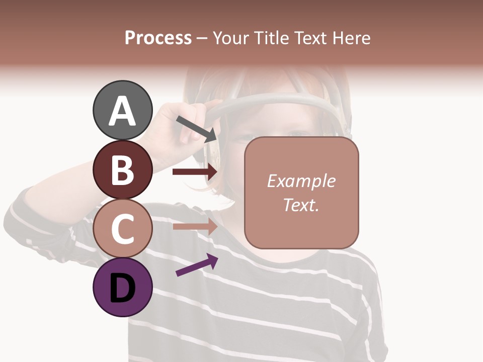 Head Childhood Wearing PowerPoint Template