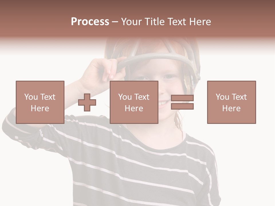 Head Childhood Wearing PowerPoint Template