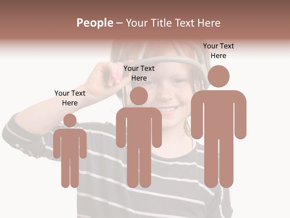 Head Childhood Wearing PowerPoint Template