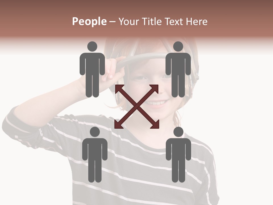 Head Childhood Wearing PowerPoint Template