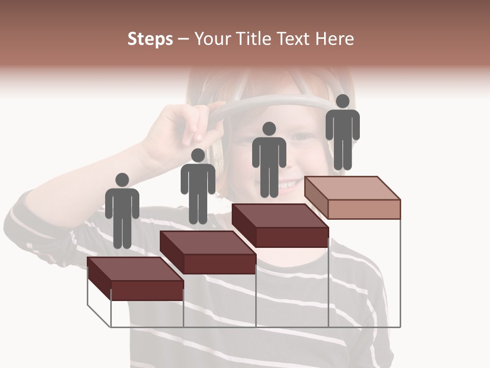 Head Childhood Wearing PowerPoint Template