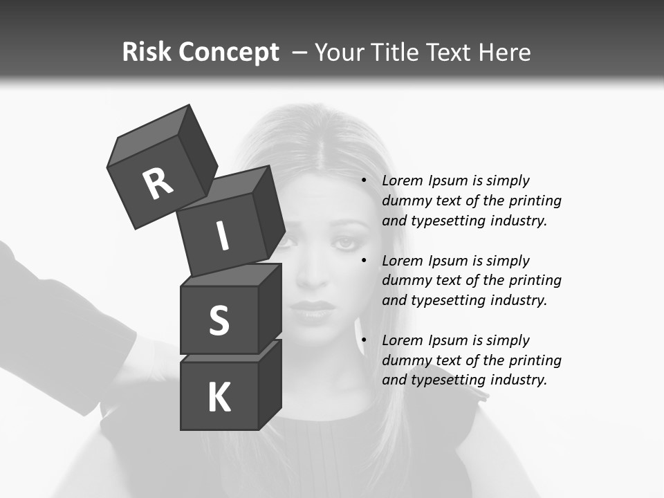 Worried Fear Social PowerPoint Template