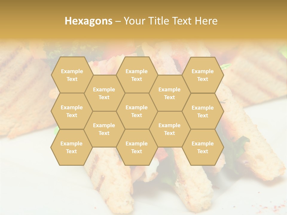 Isolated Mustard Breakfast PowerPoint Template