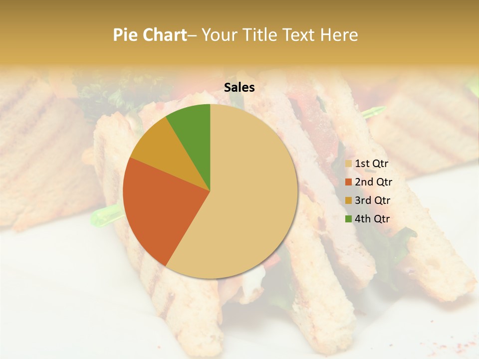 Isolated Mustard Breakfast PowerPoint Template