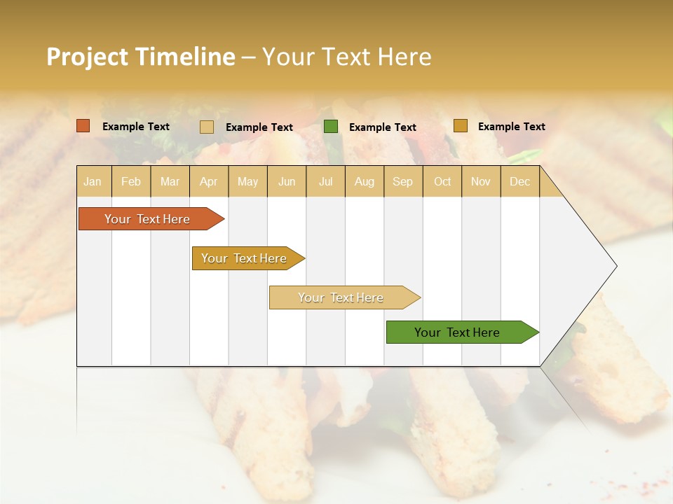 Isolated Mustard Breakfast PowerPoint Template