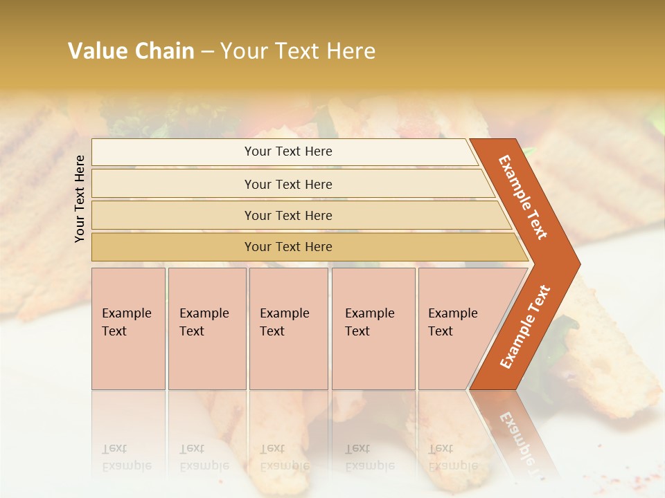 Isolated Mustard Breakfast PowerPoint Template
