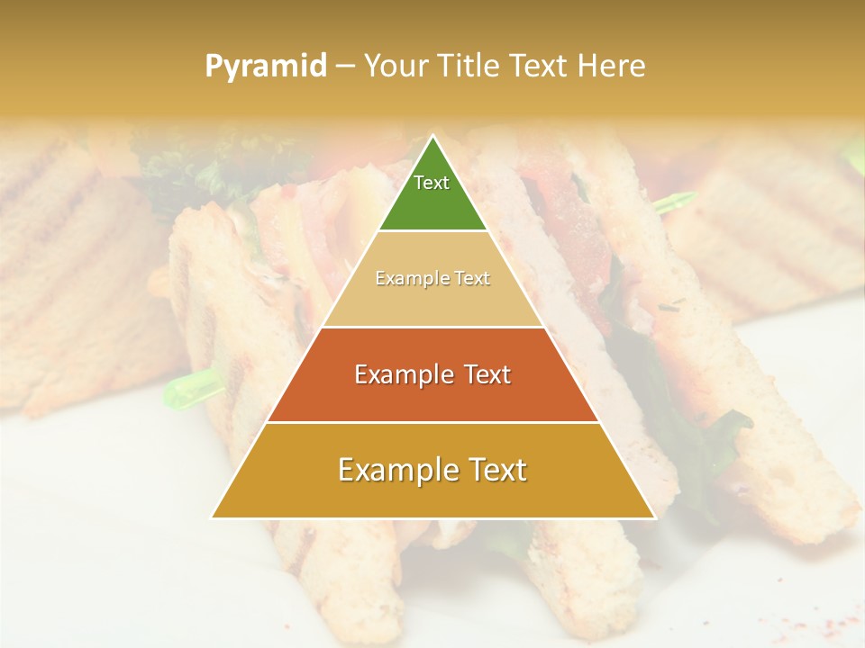 Isolated Mustard Breakfast PowerPoint Template