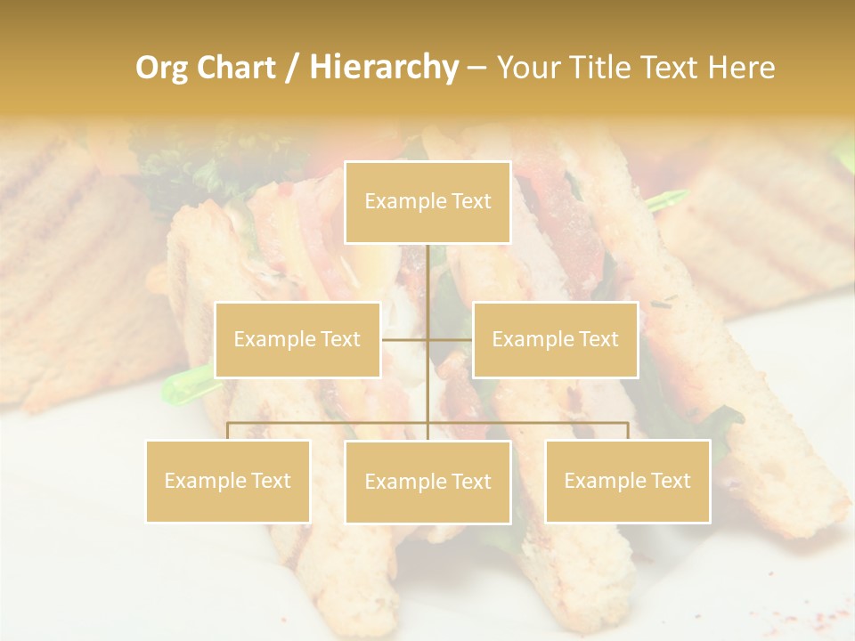 Isolated Mustard Breakfast PowerPoint Template