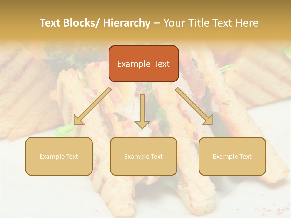 Isolated Mustard Breakfast PowerPoint Template