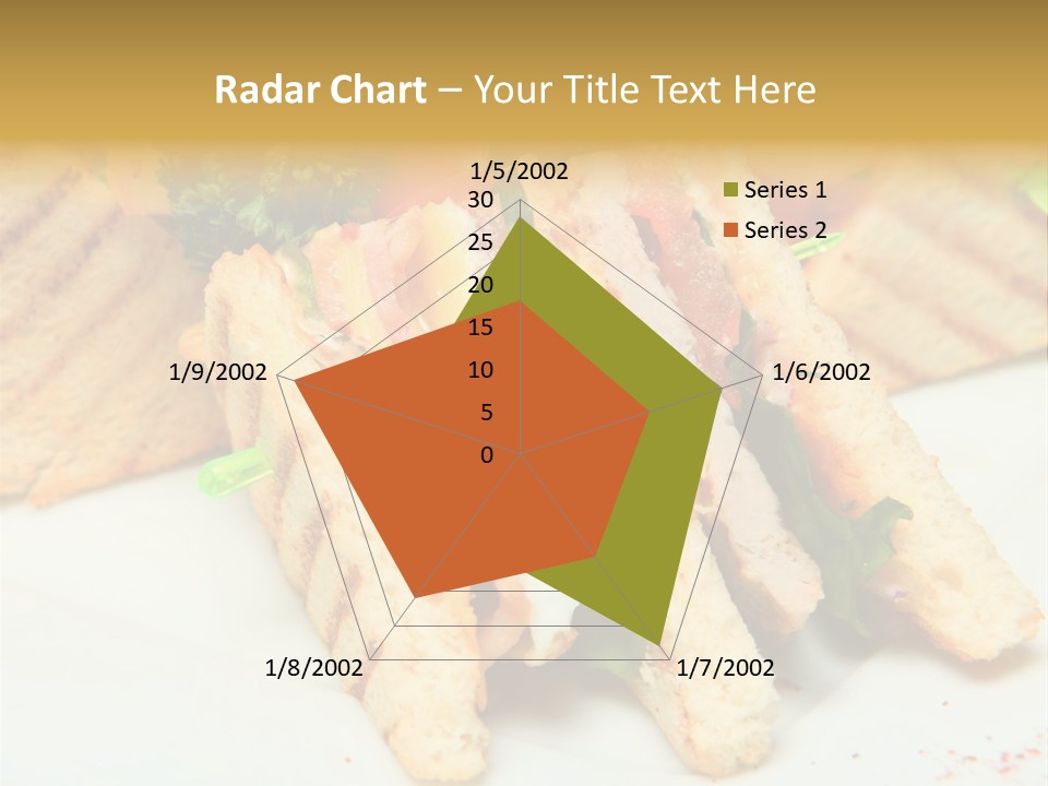 Isolated Mustard Breakfast PowerPoint Template