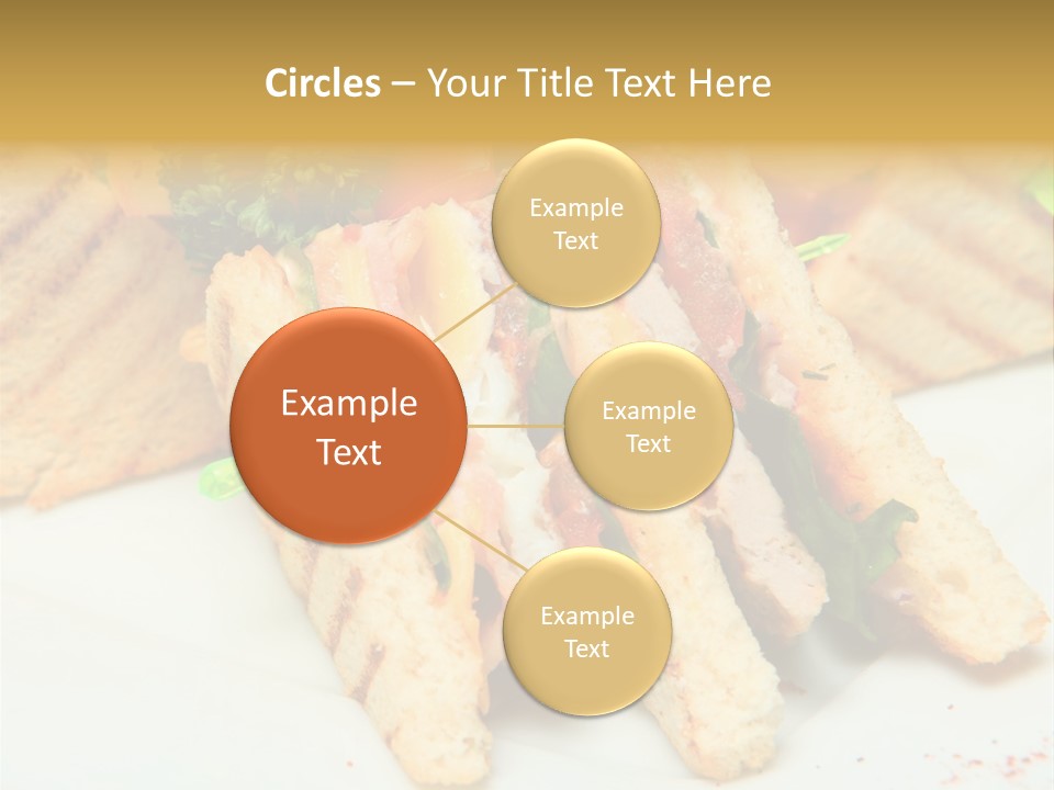 Isolated Mustard Breakfast PowerPoint Template
