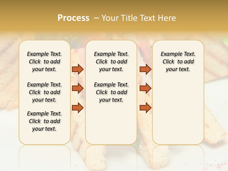 Isolated Mustard Breakfast PowerPoint Template