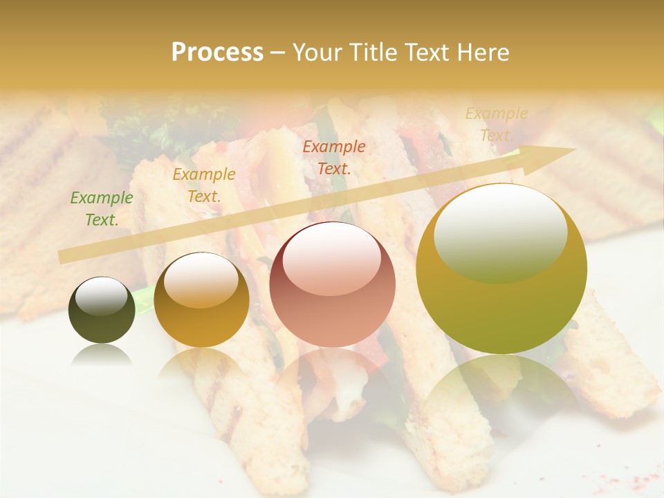 Isolated Mustard Breakfast PowerPoint Template