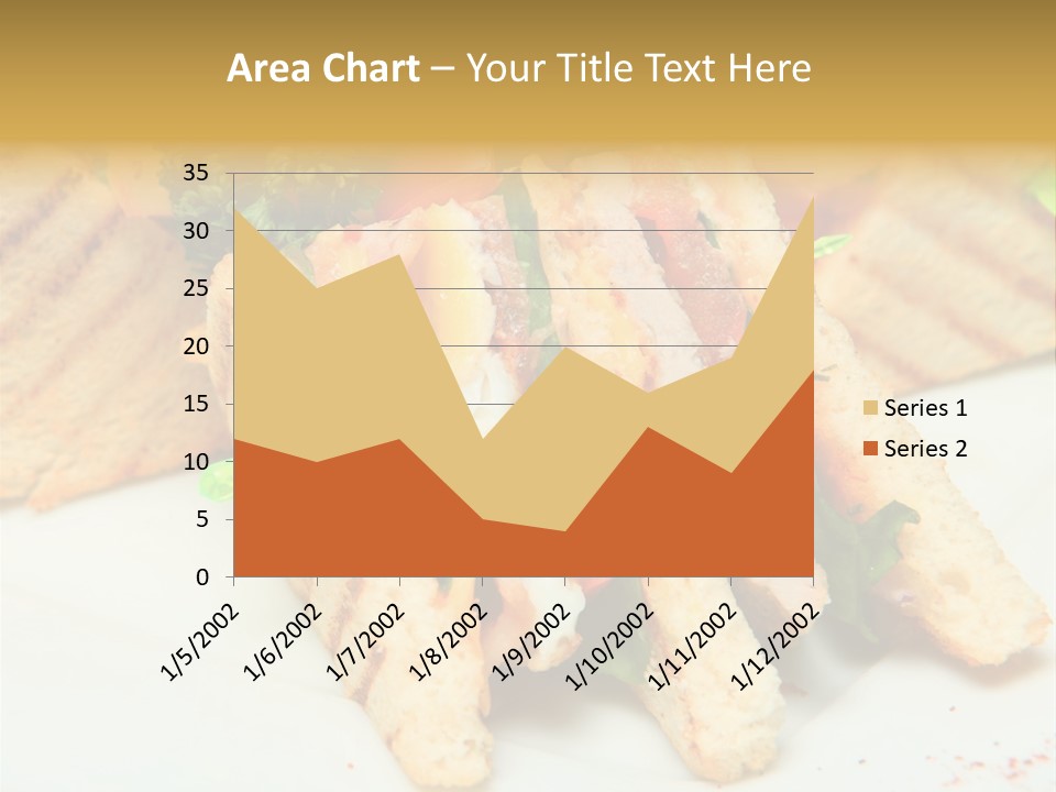 Isolated Mustard Breakfast PowerPoint Template