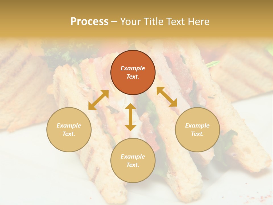 Isolated Mustard Breakfast PowerPoint Template