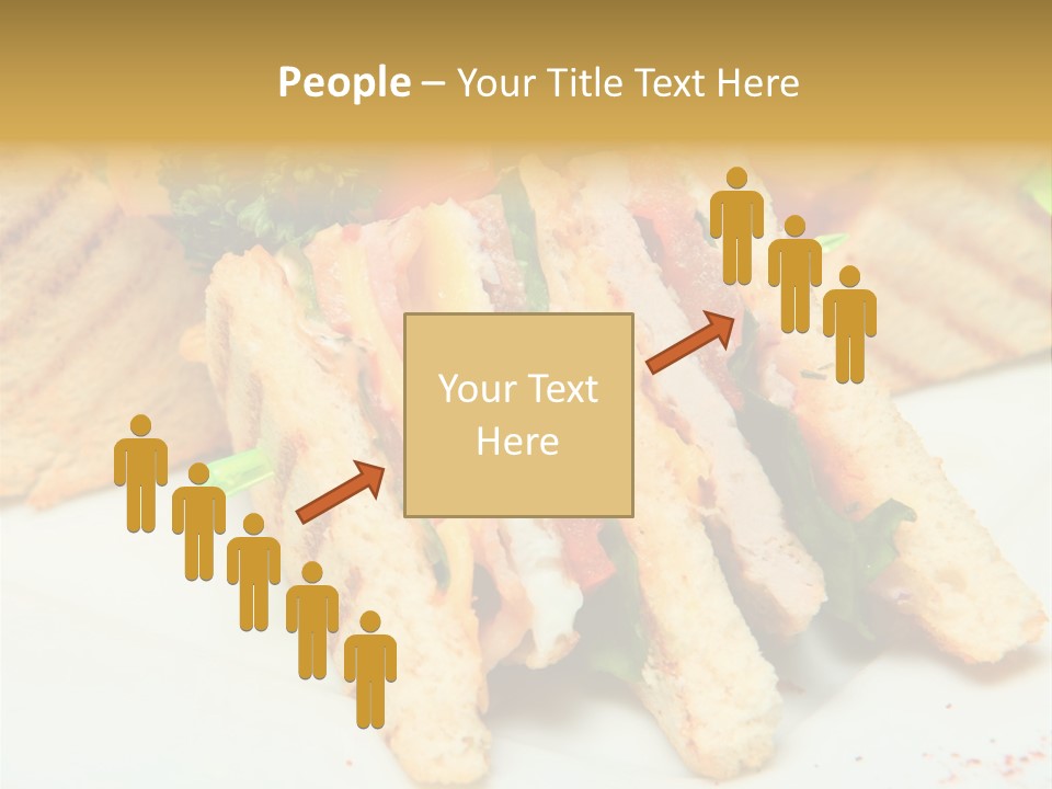 Isolated Mustard Breakfast PowerPoint Template