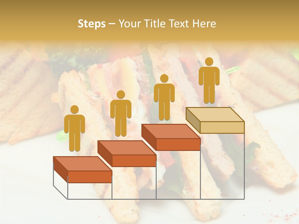 Isolated Mustard Breakfast PowerPoint Template