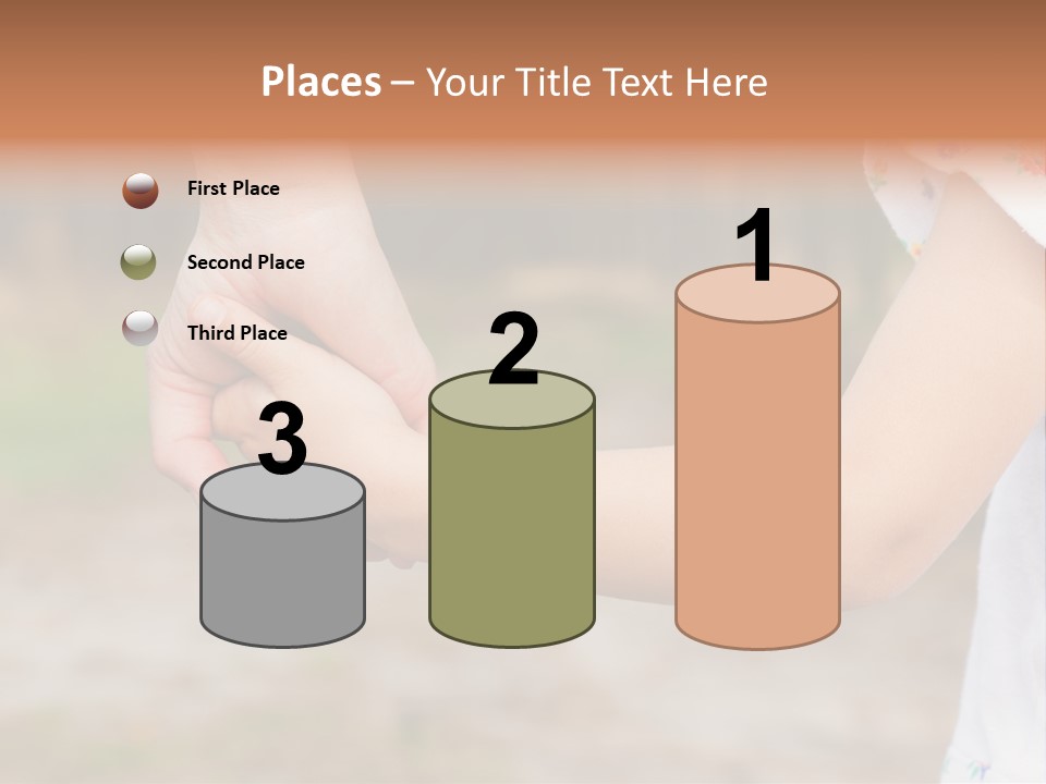 Childhood Hand Together PowerPoint Template