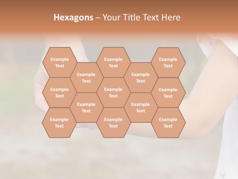 Childhood Hand Together PowerPoint Template